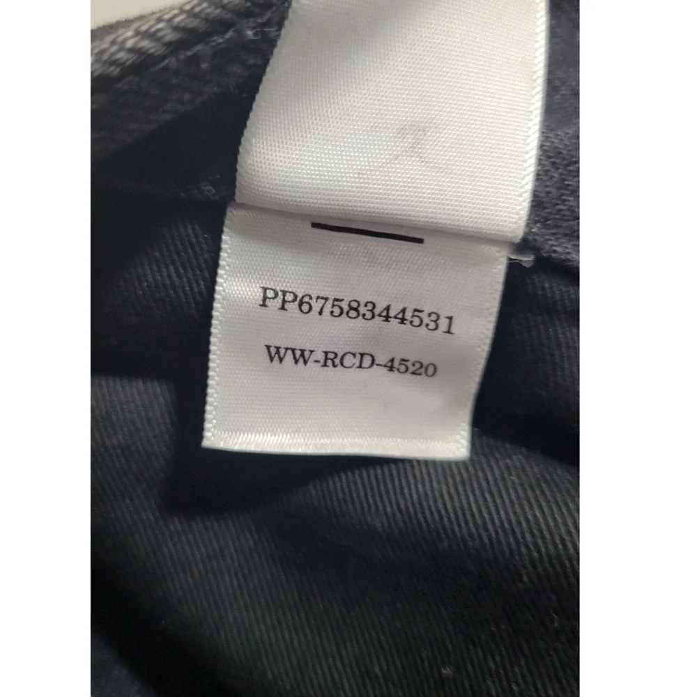 Everlane The‎ Cheeky Jean Womens Washed Black High Rise Button Fly Denim SZ 25